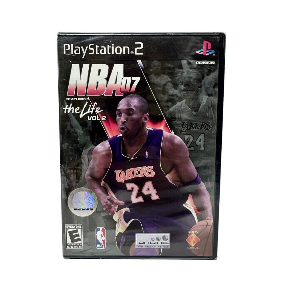 NBA 07 Video Game PlayStation 2 PS2 Kobe Bryant The Life Volume 2 NEW SEALED NIB